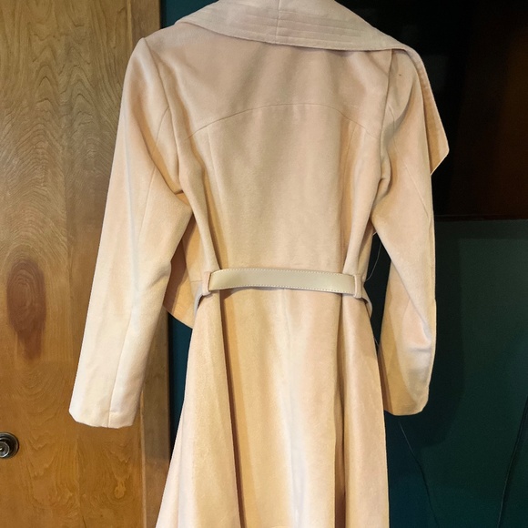 NWOT Venus Drape Open Front Coat in Dusty Pink SIze: Small - Picture 3 of 5